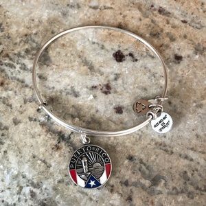 Alex and Ani Puerto Rico Bracelet in Silver